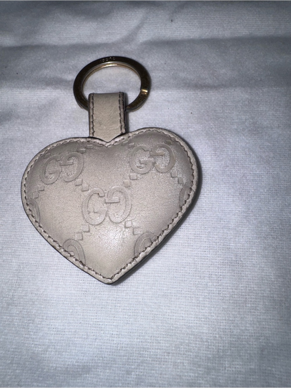 Gucci Guccissima Heart Keychain - Picture 3 of 9